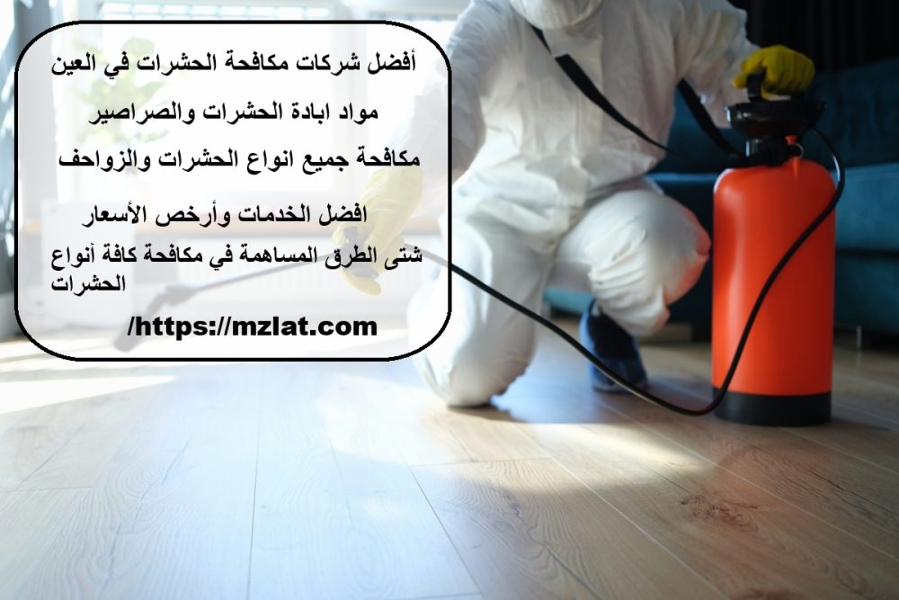 أفضل شركات مكافحة الحشرات في العين