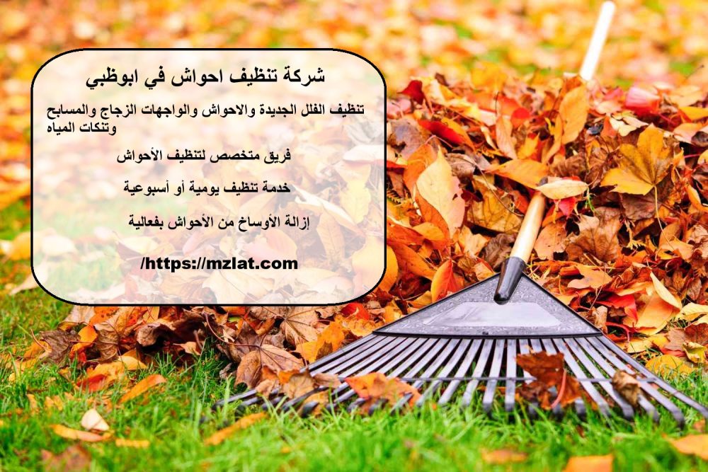 شركة تنظيف احواش في ابوظبي