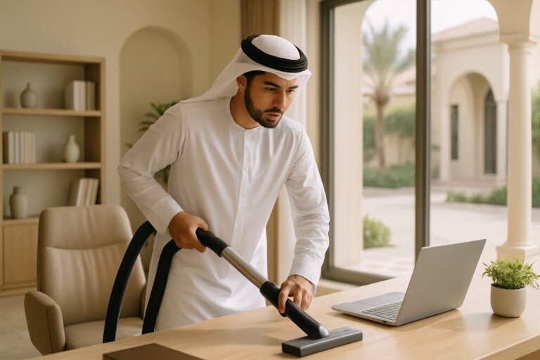 خدمات تنظيف مكاتب احترافية في البطين، أبوظبي
