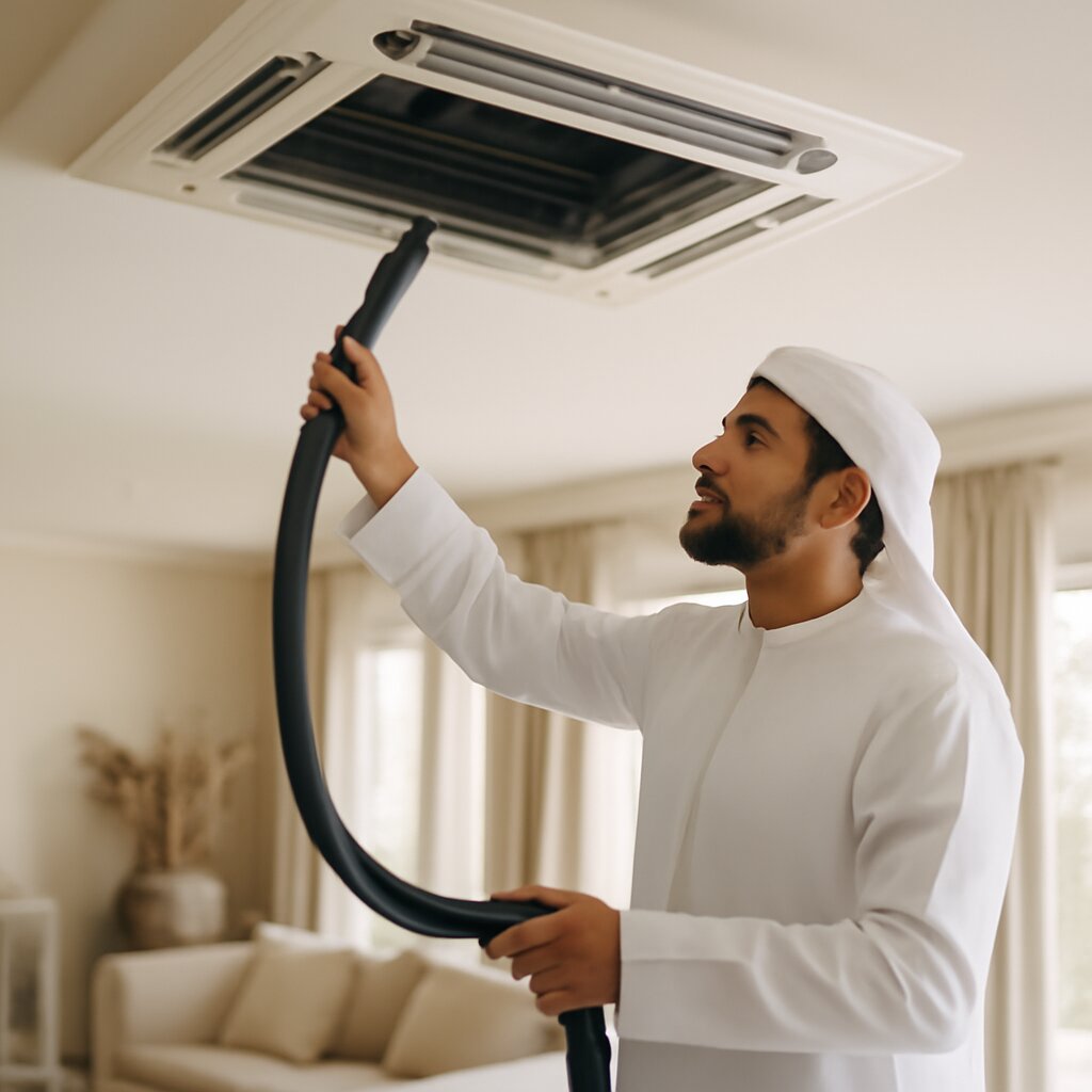 تنظيف المكيفات المركزية