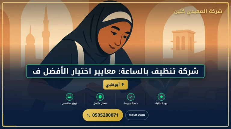 شركة تنظيف بالساعة: معايير اختيار الأفضل في الإمارات والإمارات