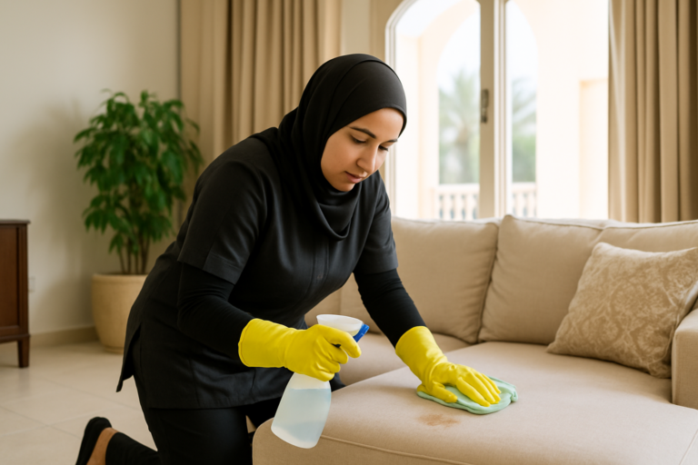 التنظيف العميق: الارتقاء بمعايير النظافة في المركز الرئيسي بالإمارات