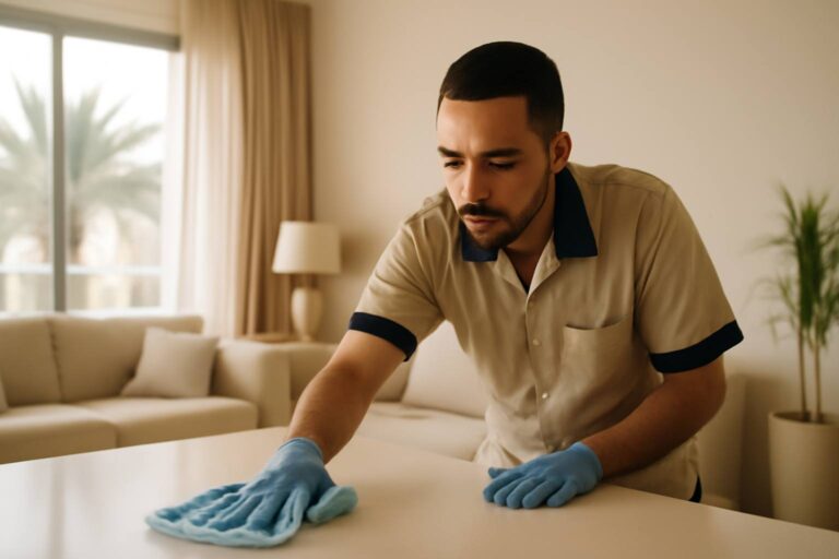 تنظيف منازل احترافي في الإمارات: معايير التميز