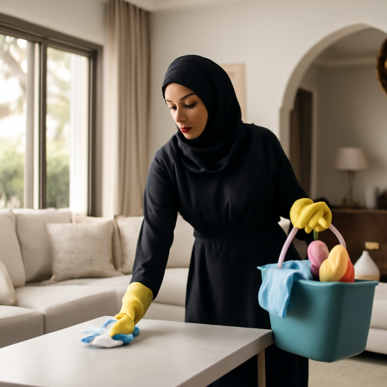 التنظيف العميق: الارتقاء بمعايير النظافة في المركز الرئيسي بالإمارات