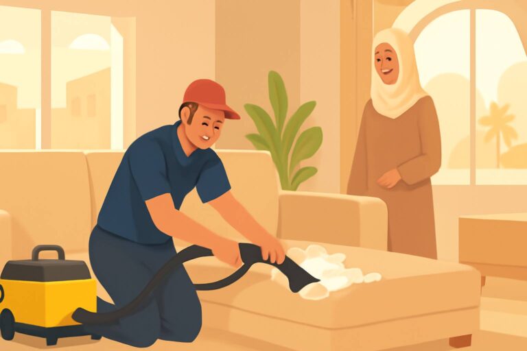 التنظيف العميق: الارتقاء بمعايير النظافة في المركز الرئيسي بالإمارات