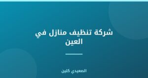 شركة تنظيف منازل في العين :