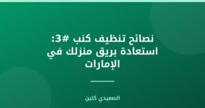 نصائح تنظيف كنب #3: استعادة بريق منزلك في الإمارات