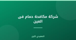 شركة مكافحة حمام فى العين :