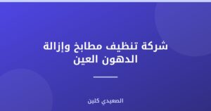 شركة تنظيف مطابخ وإزالة الدهون العين :