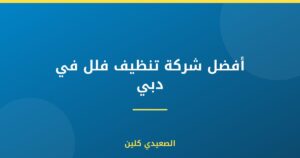 أفضل شركة تنظيف فلل في دبي