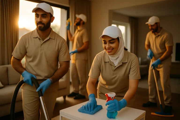 التنظيف العميق: الارتقاء بمعايير النظافة في المركز الرئيسي بالإمارات