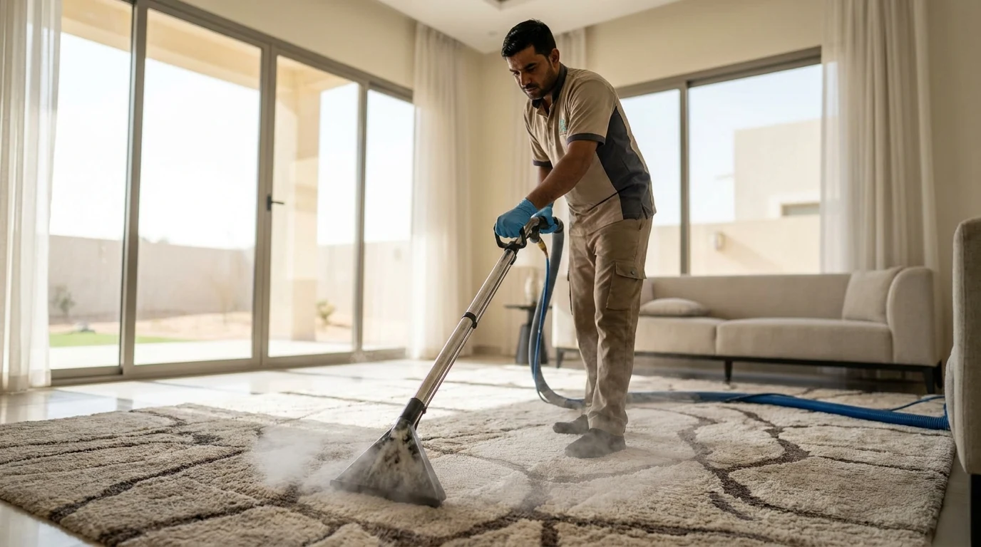 غسيل سجاد عجمان — بضمان مكتوب وفريق معتمد
