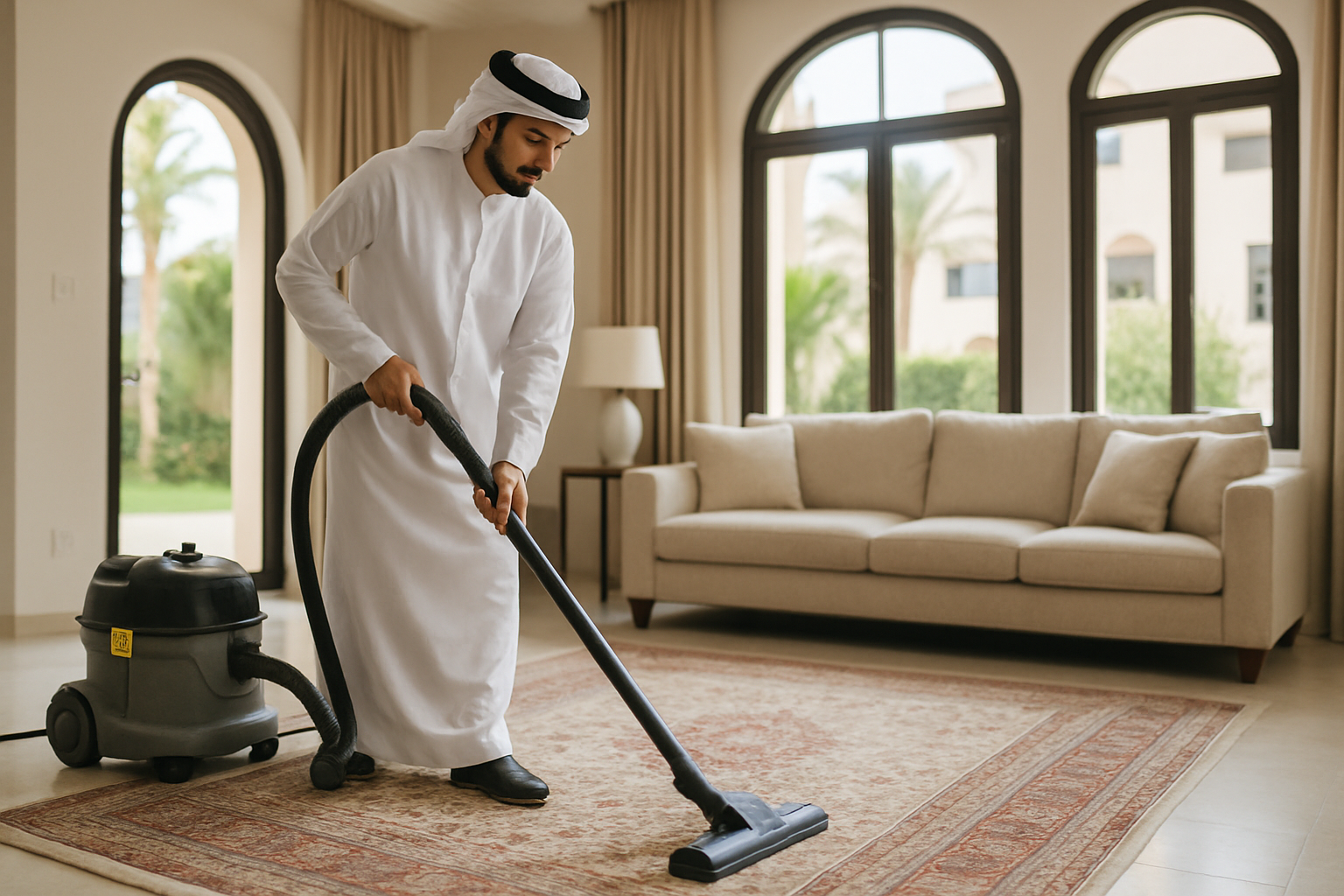 نصائح تنظيف السجاد في المنزل: أفضل الطرق للحفاظ على نظافته