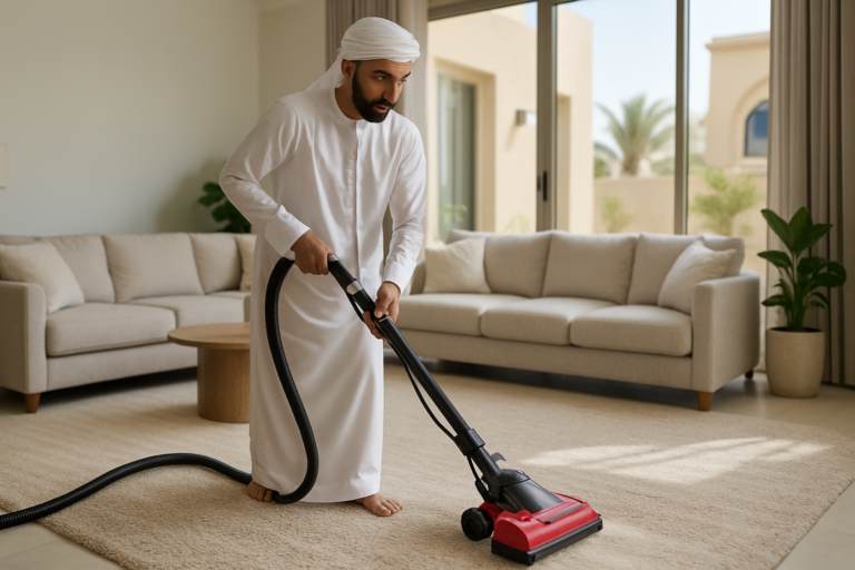 التنظيف العميق: الارتقاء بمعايير النظافة في المركز الرئيسي بالإمارات