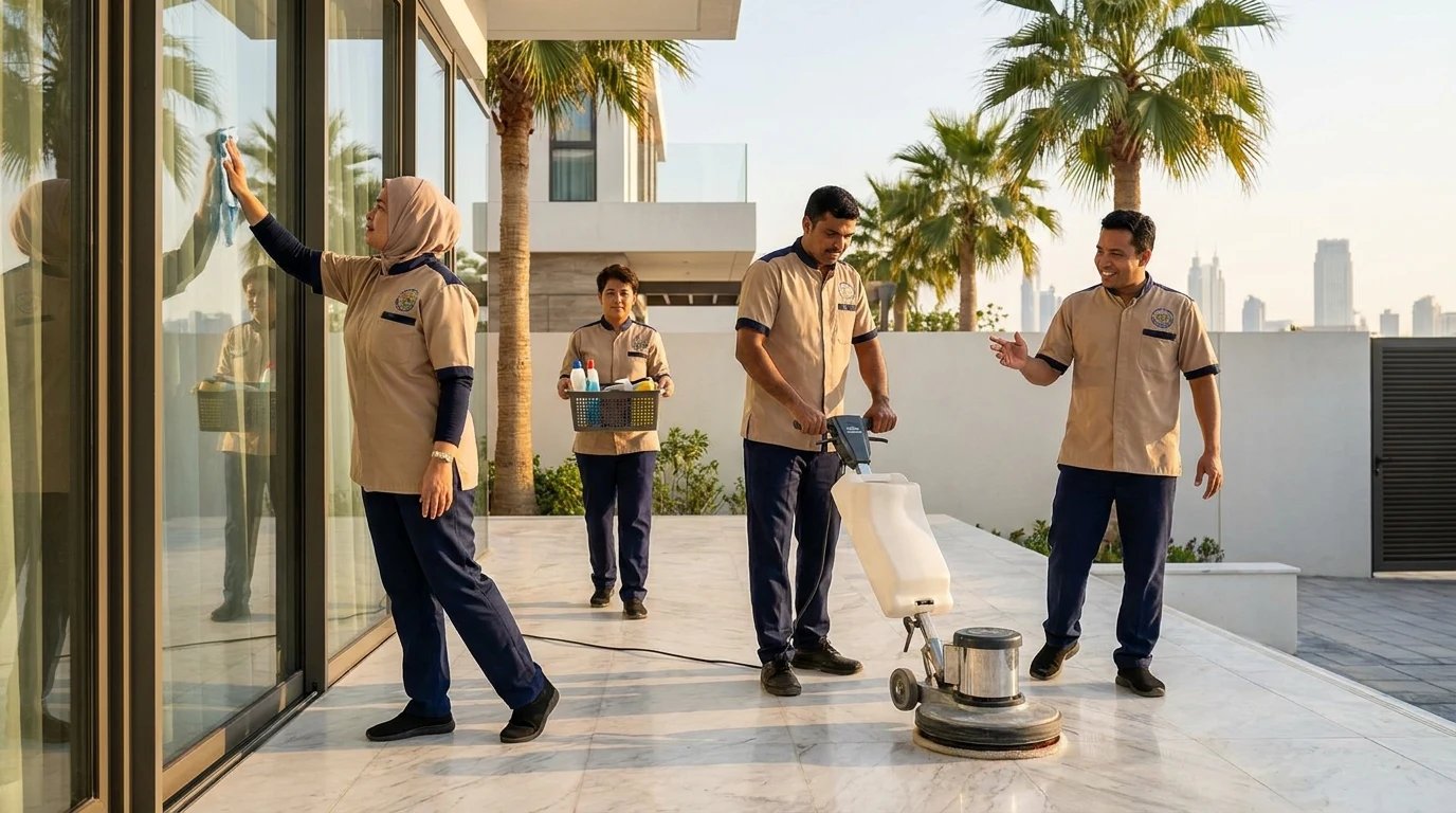 شركة تنظيف فلل في الإمارات